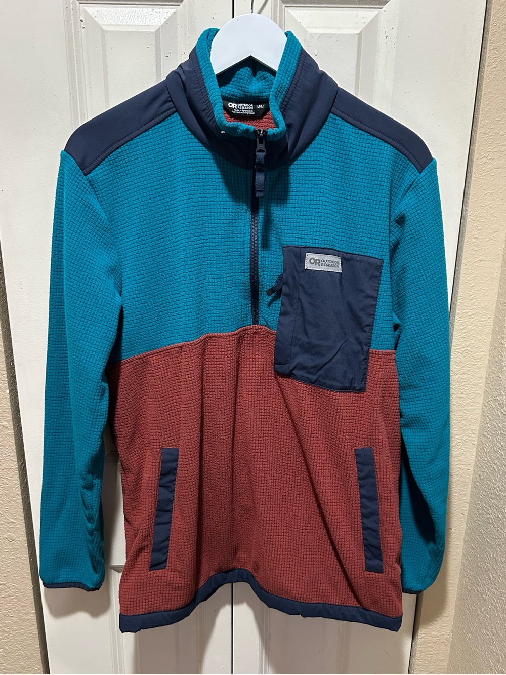 Outdoor Research Trail Mix Quarter Zip Pullover Men’s , size M